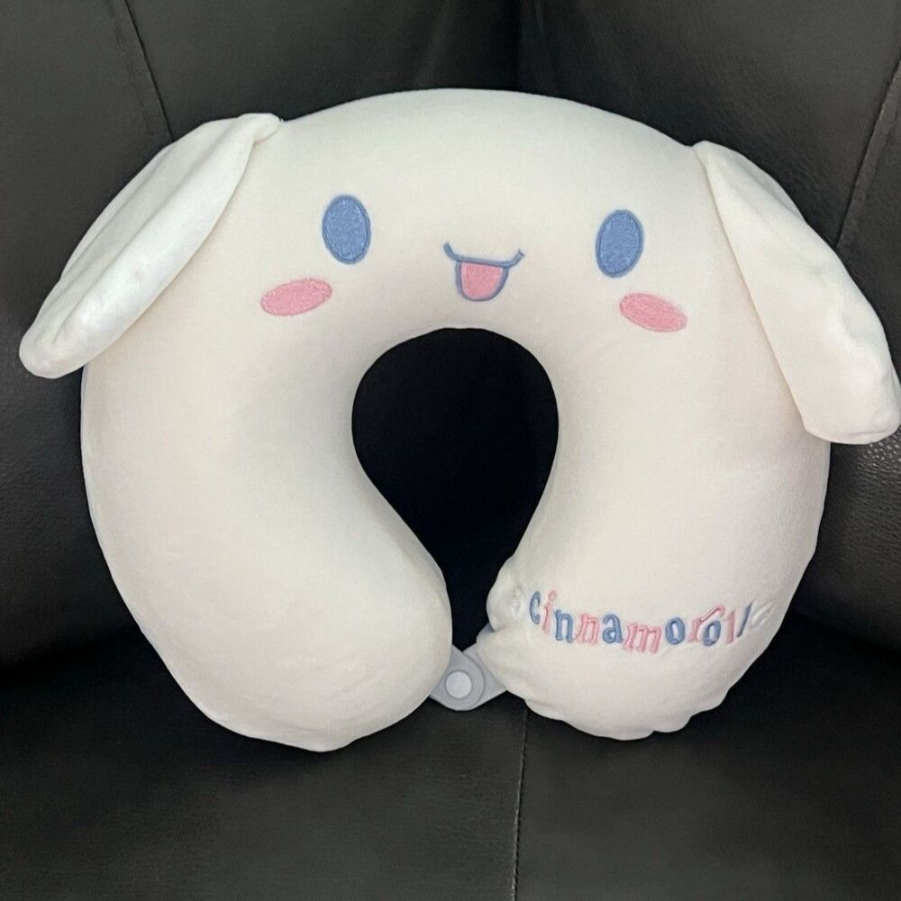 Kuromi Cinnamoroll U-shaped Travel Pillow Anime Cute Plush Soft